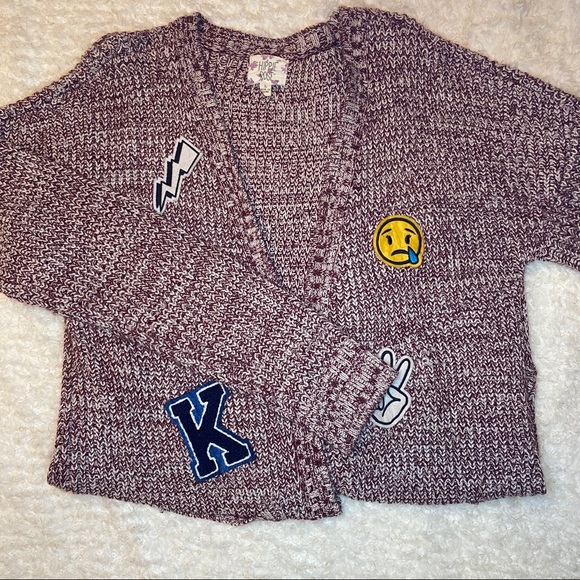 Hippie Rose Emoji Cardigan - Picture 9 of 9